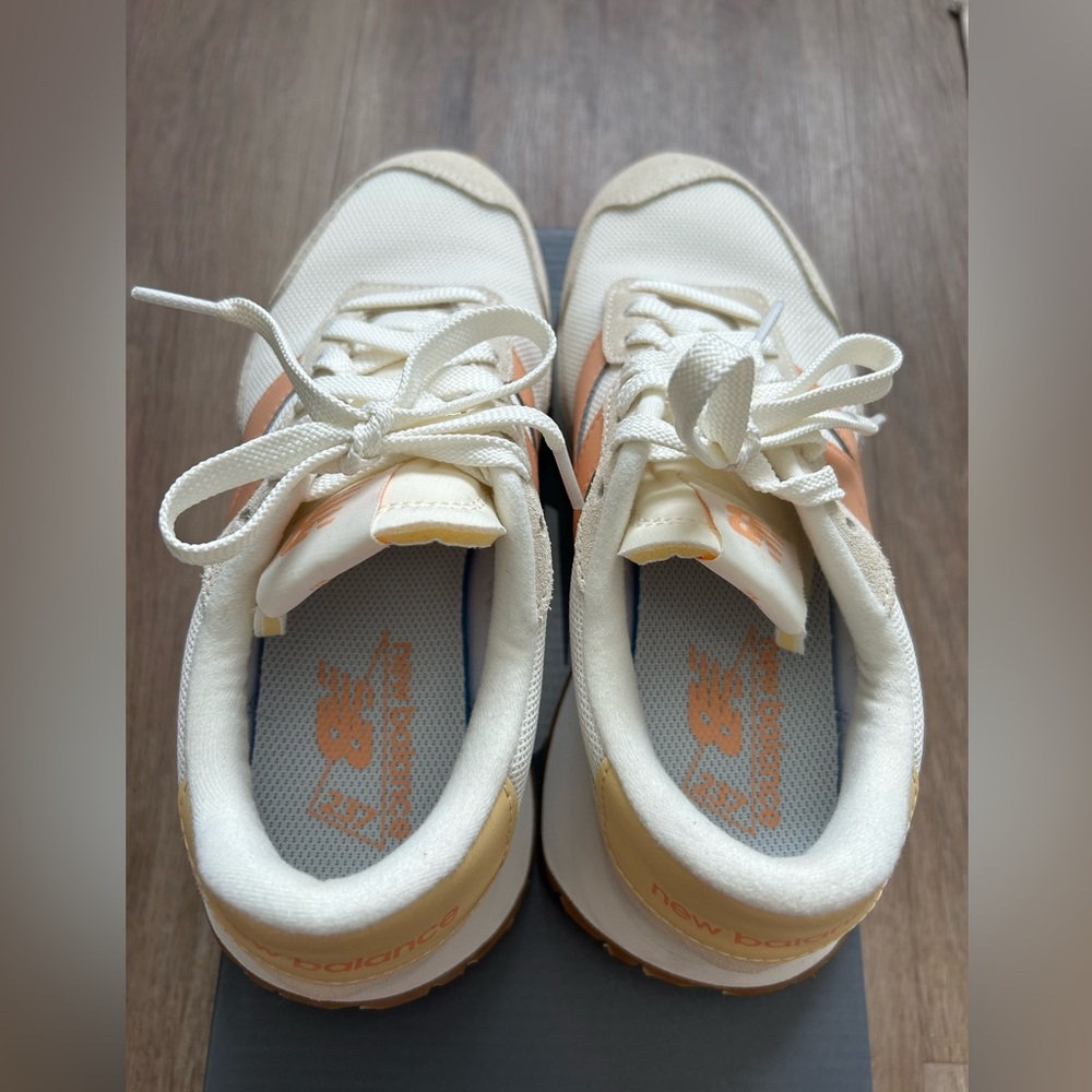 New Balance Beige and Coral Sneakers - Picture 3 of 5